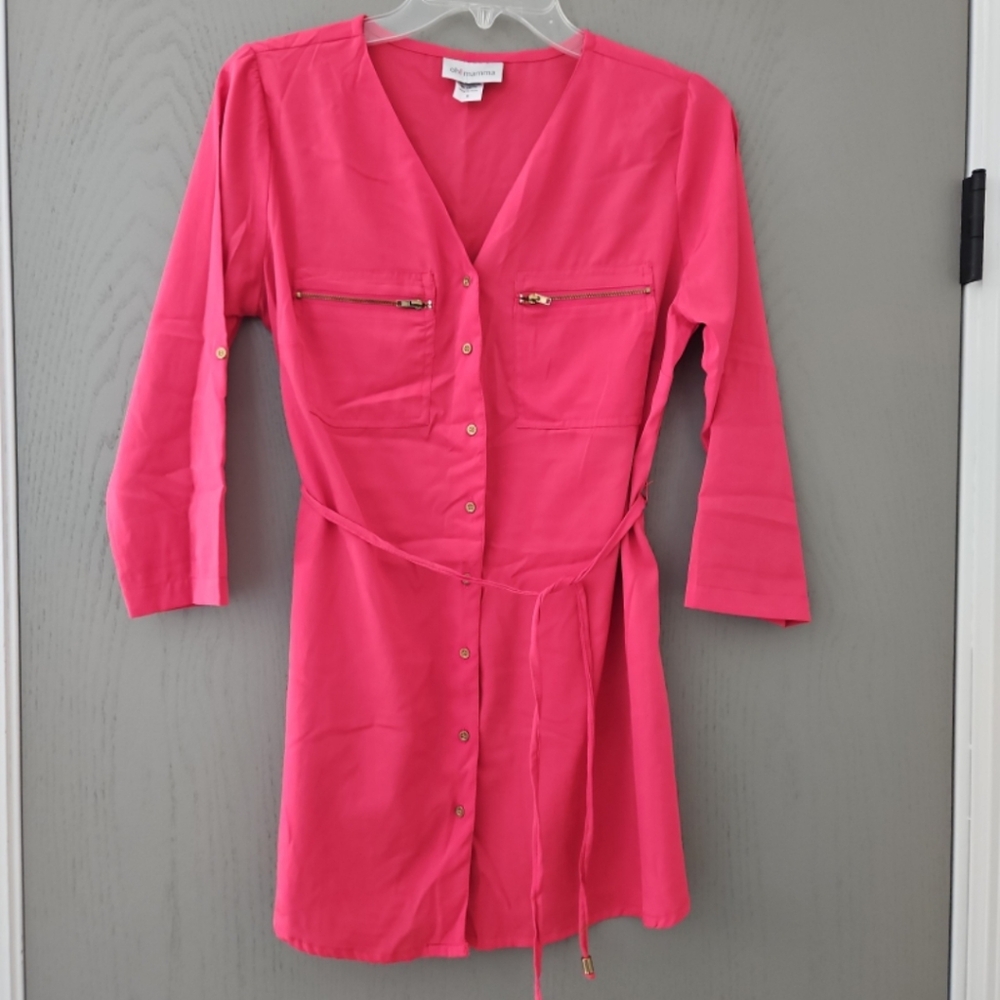 Oh! Mamma maternity pink top size small